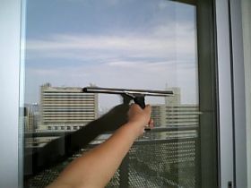 窓のクリーニング